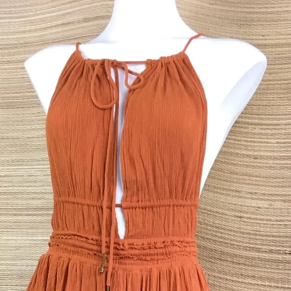 drop dead beauty maxi dress Free People Drop Dead Beauty Maxi Dress InTropical Nut Size S